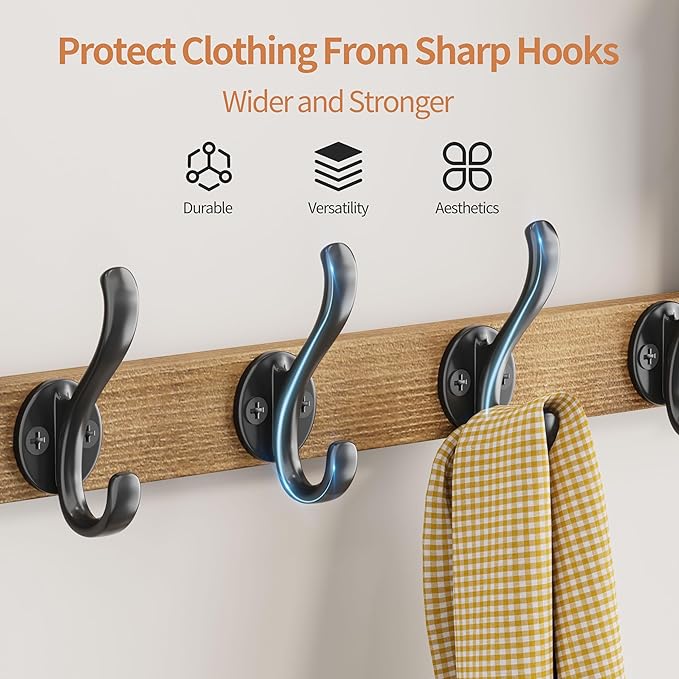 29 inch Coat Rack Wall Mount - Image 9