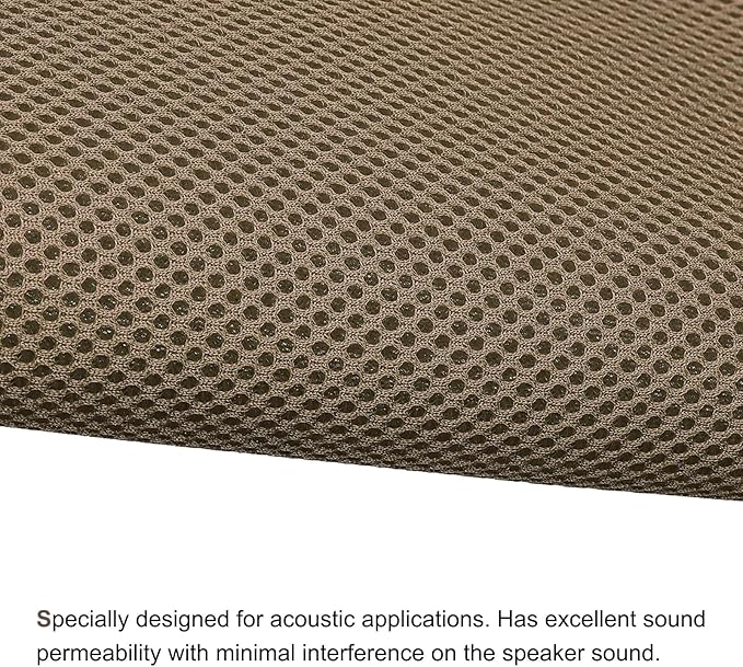 MECCANIXITY Speaker Grill Cloth 20 x 63 Inch Stereo Mesh Fabric Protective - Image 4