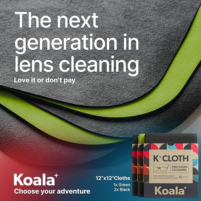 Koala Lens Cleaning Cloth | Japanese Microfiber | Glasses Cleaning Cloths | - Image 6