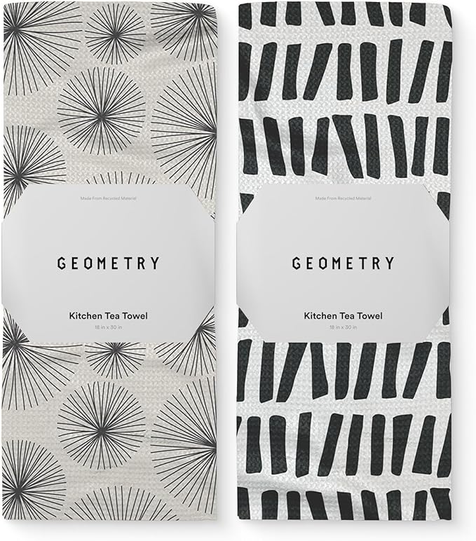 GEOMETRY Kitchen Tea Towels by GEOMETRY