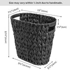 GRANNY SAYS Wicker Waste Basket, Waterproof Bathroom Trash Can, Decorative Boho - Image 6
