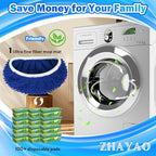 Coral Fleece Mop Pads, Reusable Wet/Dry Compatible - Image 5