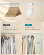 SONGMICS Clothes Hangers, Plastic Hangers, - Image 4