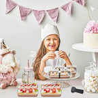 50 PACK Mini Cake Pans with Lids and Spoons, Rectangular Aluminum Foil Bread Pan - Image 2