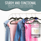 50 Premium Kids Velvet Hangers - Image 7