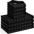 Mordimy 100% Cotton Terrycloth Kitchen Towels and Dishcloths Sets, Soft and by Mordimy
