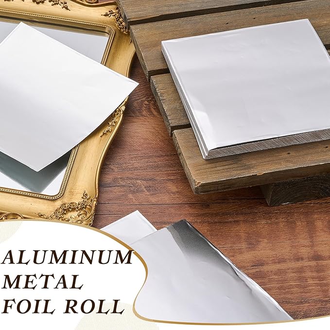 Yaocom 100 Packs Aluminum Metal Crafts DIY Foil 6 Inch x 6 Inch x 0.07 mm Thick - Image 6