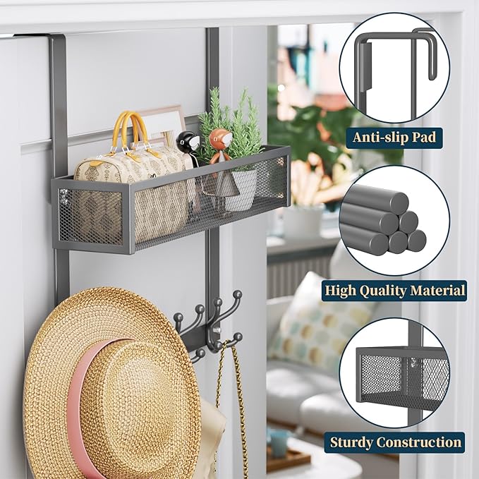 Consumest Over The Door Hooks Organizer - Image 3