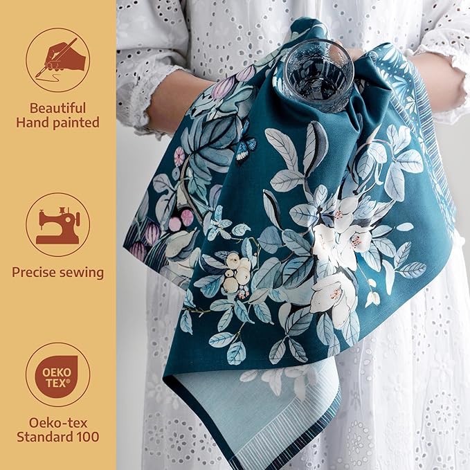 Maison d' Hermine Kitchen Towel 100% Combed Cotton Premium Easter Dishtowel - Image 2