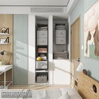 Twira 6-Shelf Hanging Closet Organizer, 2 Separable 3-Shelf Hanging Shelves - Image 7
