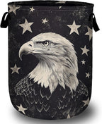 Black Eagle Laundry Basket, Foldable Waterproof Laundry Hamper Tote Bag Dirty by Unknown