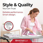 Bartnelli Extreme Stability Ironing Board 43x13 Upgraded Heavy-Duty Metal Frame - Image 2