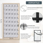 40-Pocket Over the Door Shoe Organizer - Image 5