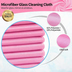 HOMERHYME Microfiber Cleaning Cloth, 12 Pack Window Glasses Cleaning Cloth - Image 2