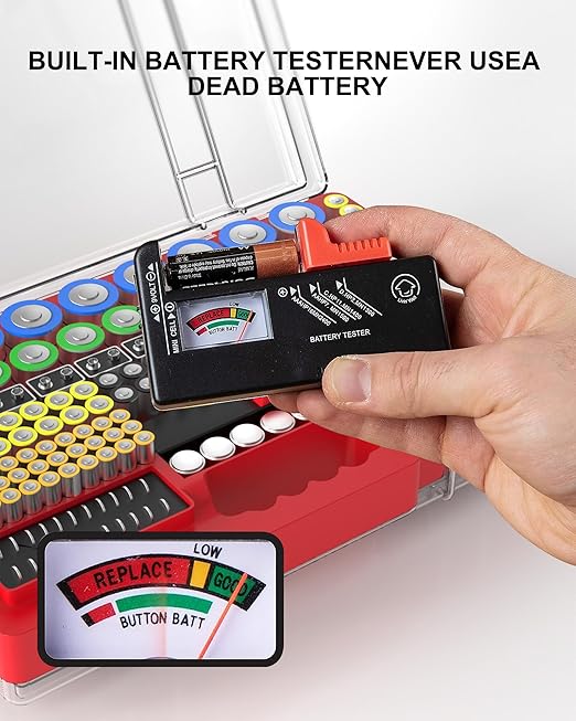 Battery Organizer Storage Holder Box Case - Image 5