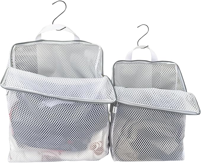2-Pack Hanging Laundry Bag for Washing Machine, Large & XL Mesh Laundry Bags by Unknown