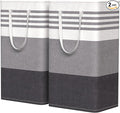 WOWBOX 2 Pack Laundry Hampers Baskets, Freestanding Dirty Clothes Hampers by WOWBOX