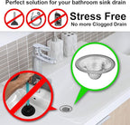 12 Pack - 2.125" Top / 1" Basket- Mesh Sink Drain Strainer Hair Catcher - Image 3