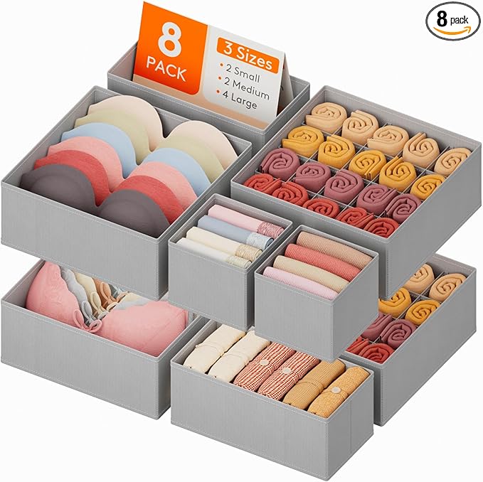 Lifewit Underwear Drawer Organizer by Lifewit
