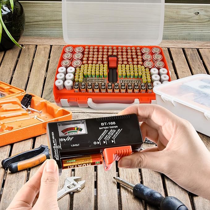 Battery Organizer Storage Holder Case - Image 7