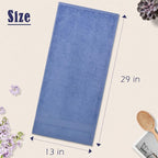 Cleanbear Cotton Hand Towel Set 6-Pack Ultra Soft Hand Towels - Image 3