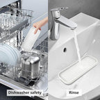Silicone Sponge Holder Kitchen Sink Organizer Tray Dish Caddy Soap Dispenser - Image 4