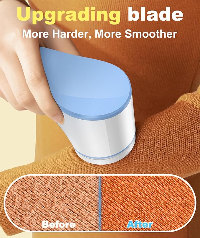 Fabric Shaver, Lint Remover for Clothes, Effectively and Quickly Remove Pills - Image 2