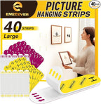 EMITEVER Picture Hanging Strips Heavy Duty, Damage Free Picture Hangers by EMITEVER