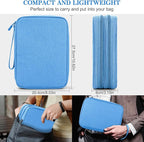 FYY Electronic Organizer, Extra Large Travel Cable Organizer Bag Pouch Portable - Image 2