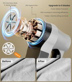 Rechargeable Fabric Shaver | 3-Speed Electric Lint Remover | 6 Blades High - Image 3