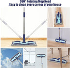 Microfiber Mops for Hardwood Floor Cleaning: MEXERRIS Flat Floor Mop - Image 4