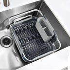 OXO Good Grips Extendable Over-The-Sink Aluminum Drying Dish Rack - Image 7