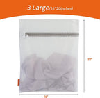 Polecasa 3Pcs 16 x 20 Inches Extra Durable Fine Mesh Laundry Bags - Image 6