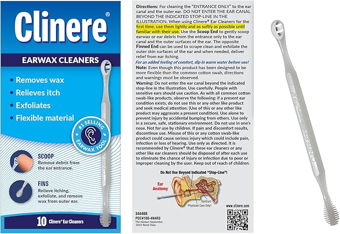 Clinere® Ear Cleaners, Gentle Ear Cleaning and Ear Wax Removal Tool, Itch Relief - Image 5