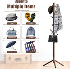 Haddockway Wooden Coat Rack Stand - Image 6