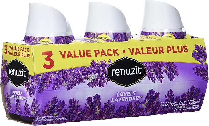 Renuzit Lavender Gel Air Freshener - 7oz/3ct - Image 4