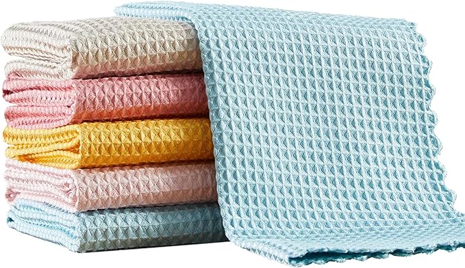 JOYMOOP Microfiber Cleaning Cloth, Reusable Absorbent Microfiber Cleaning Cloths - Image 9