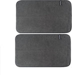 KinHwa Microfiber Hand Towels for Bathroom Soft and Absorbent Face Towels Grey by KinHwa