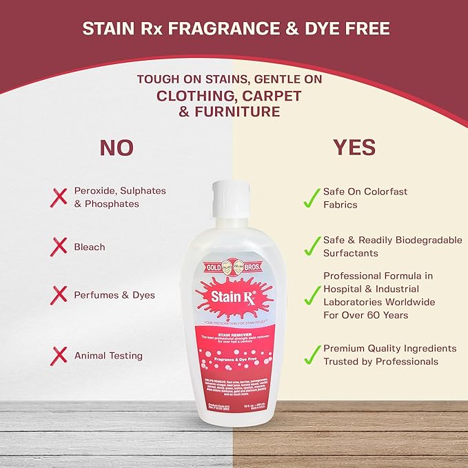 Stain Remover, Effectively Eliminates Stains from Wine, Berries & Blood on - Image 6