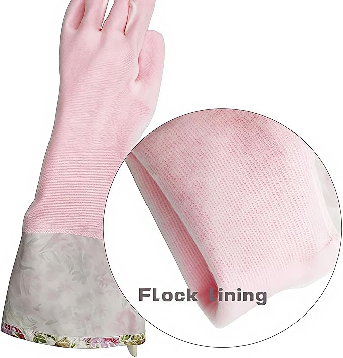 KINGFINGER Rubber Latex-Free Dishwashing Gloves - Image 2