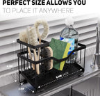 Small Kitchen Sink Caddy Organizer and sponge holder - Image 3