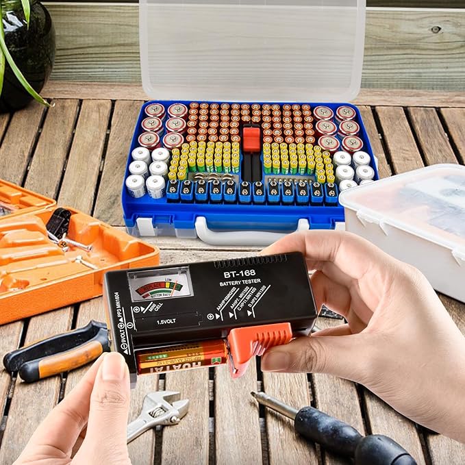 Battery Organizer Storage Holder Case - Image 7
