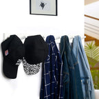 WEBI Coat Rack Wall Mounted, 10 Hooks, Peg Rail Hat Hooks - Image 6