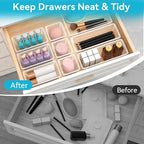 12 PCS Drawer Organizer Set, 4 Sizes Tool Storage Trays, Stationeries - Image 4