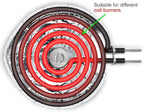 Dreyoo 200 Pcs Electric Stove Burner Covers, Disposable Aluminum Foil Drip Pan - Image 2