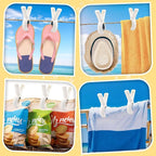 16 Pcs Beach Towel Clips for Beach Chairs, Towel Holder for Beach Chair Pool - Image 6
