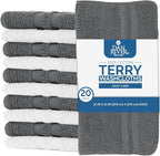 DAN RIVER 100% Cotton Washcloths 20 Pack Premium Quality Face and Body Cloth - Image 2