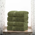 Superior Egyptian Cotton Pile Bath Towel Set of 4, Ultra Soft Luxury Towels by SUPERIOR