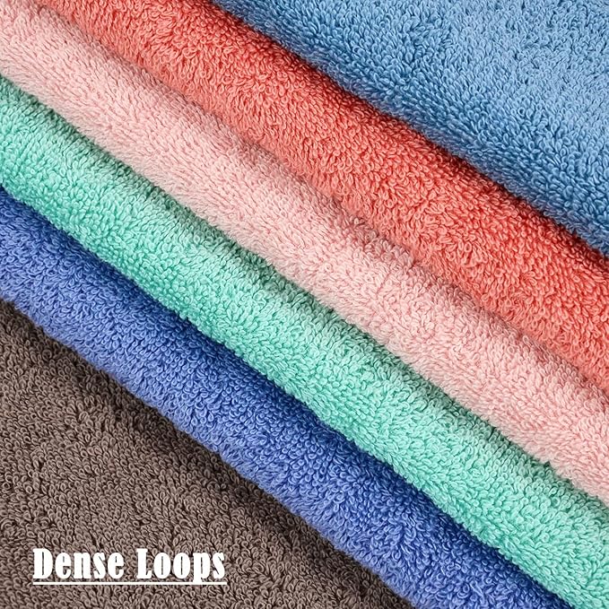 Cleanbear Cotton Hand Towel Set 6-Pack Ultra Soft Hand Towels - Image 5