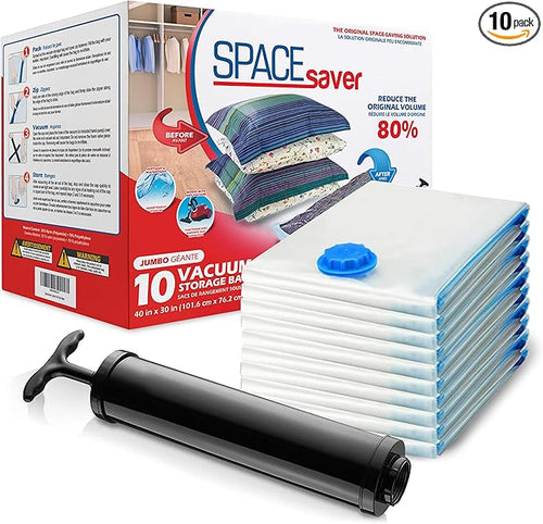 10 Pack Jumbo Vacuum Storage Bags by Spacesaver